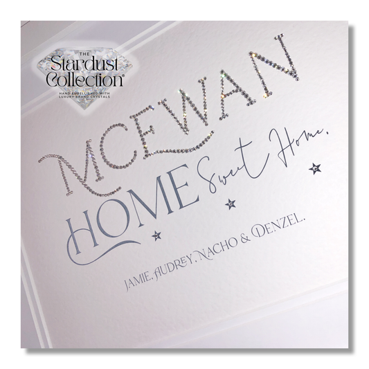 Custom Stardust Crystallised print® Embellished with Swarovski® Crystals