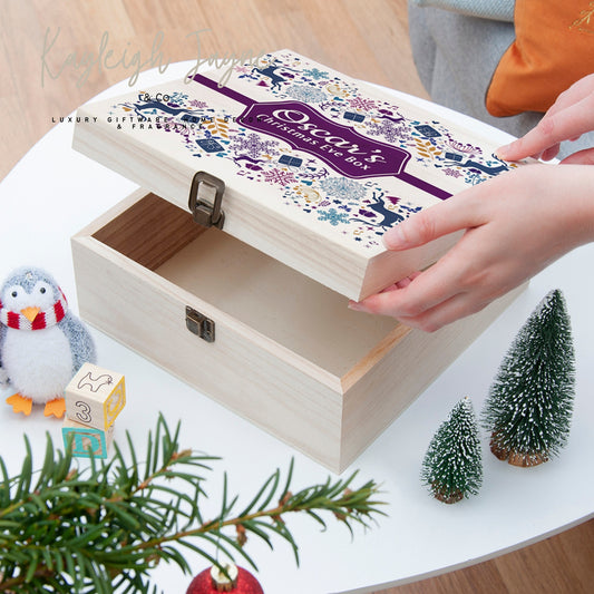Traditional Design Christmas Eve Box Large