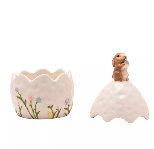Little Bunny Egg Trinket Box