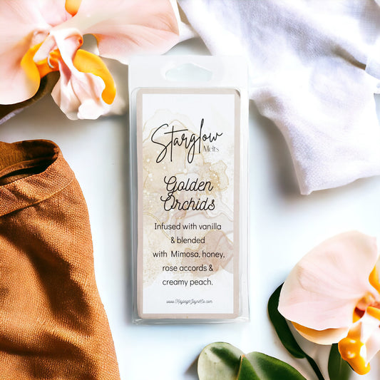 Wax Melt Snap Bar - Golden orchids