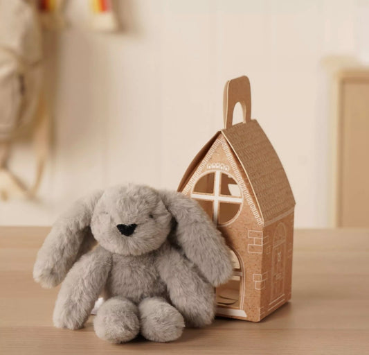 Softies - Theo The Light Grey Bunny Keyring