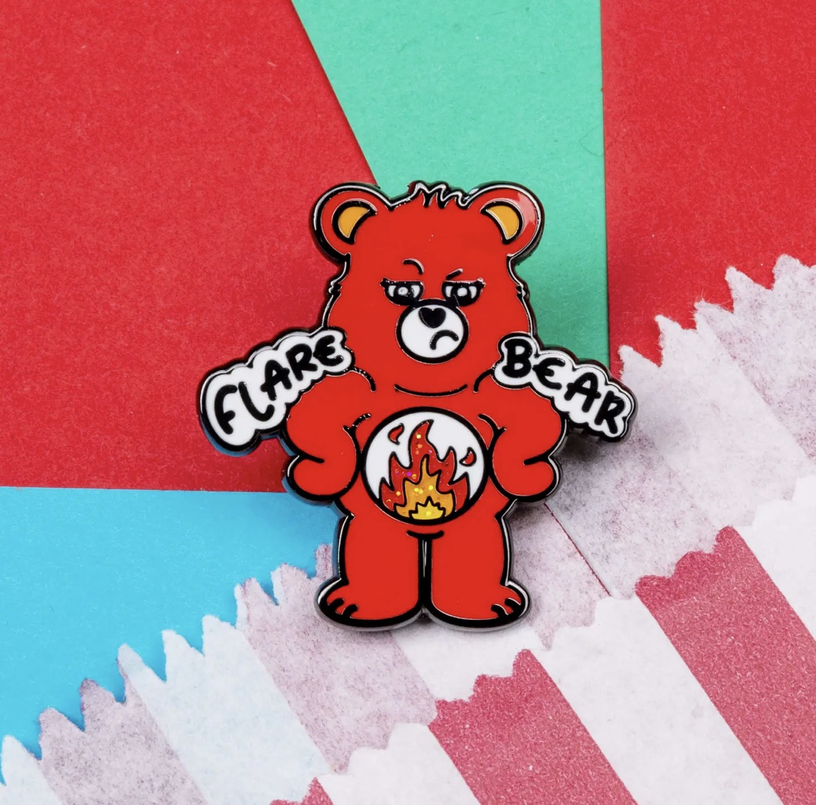 Flare Bare - Awareness Pin Bade - by Innabox