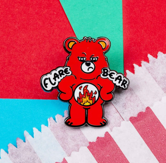 Flare Bare - Awareness Pin Bade - by Innabox