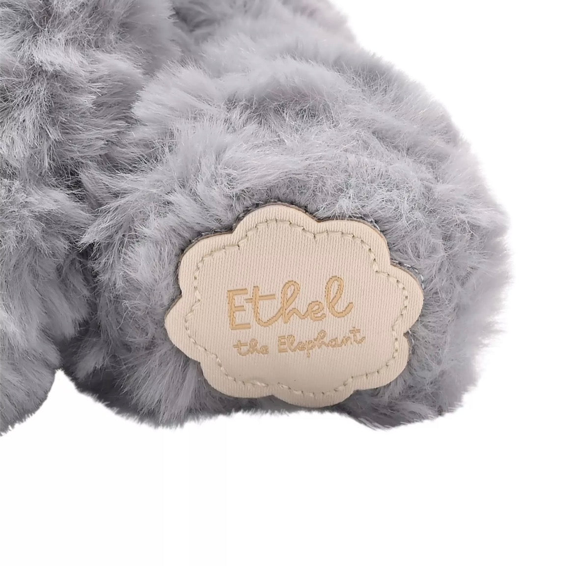 Softies - Ethel The Plush Sitting Grey Elephant 22cm