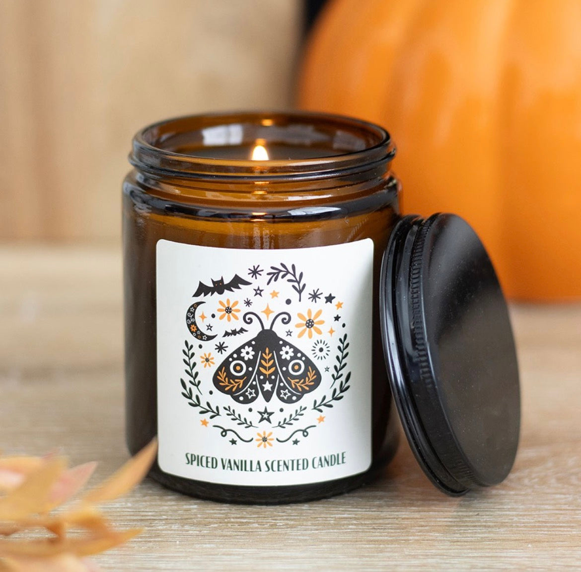 Frightful Folk - Spiced Vanilla Moth Design Candle