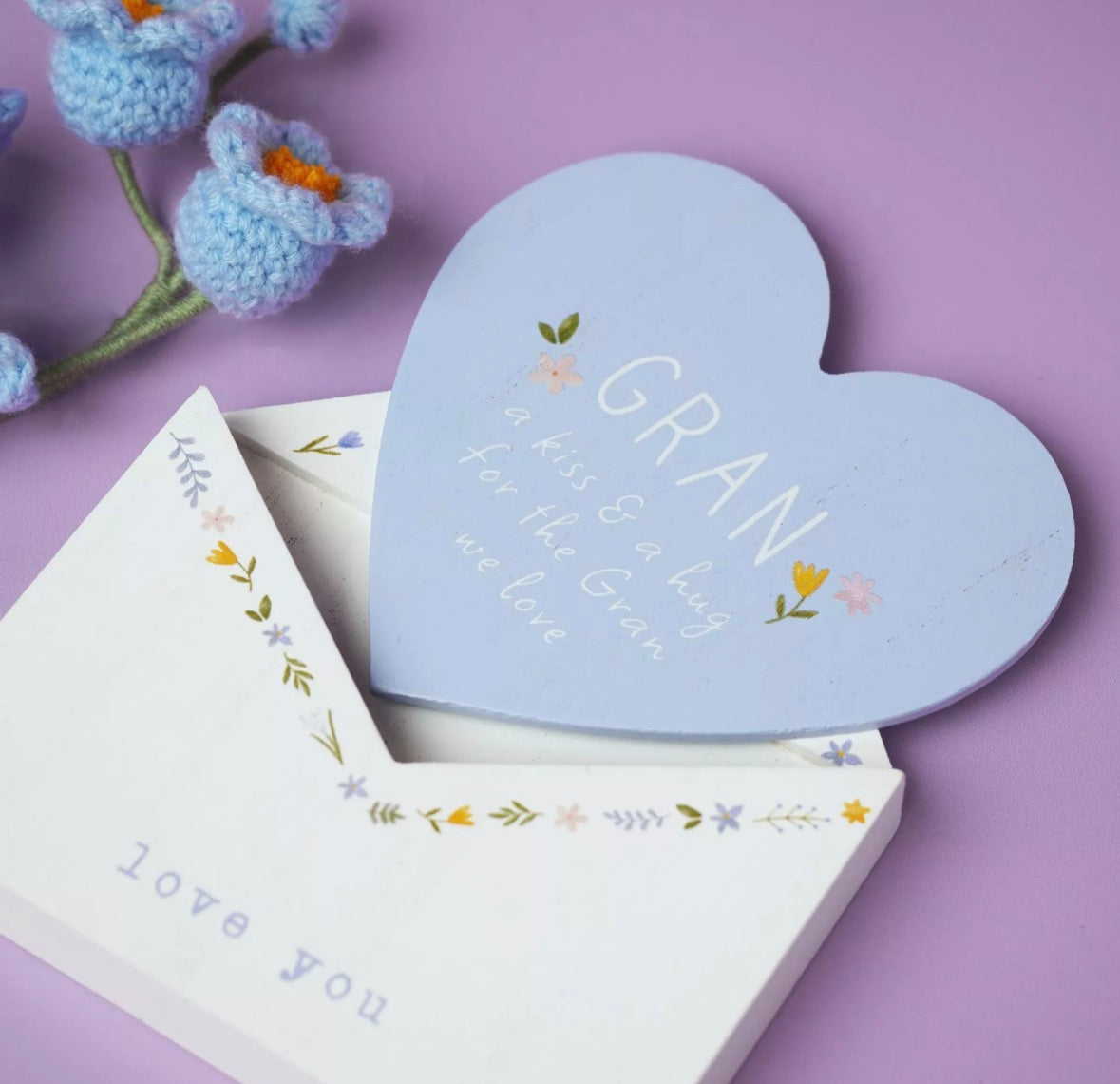 Love Life - Gran - Envelope Wooden Keepsake