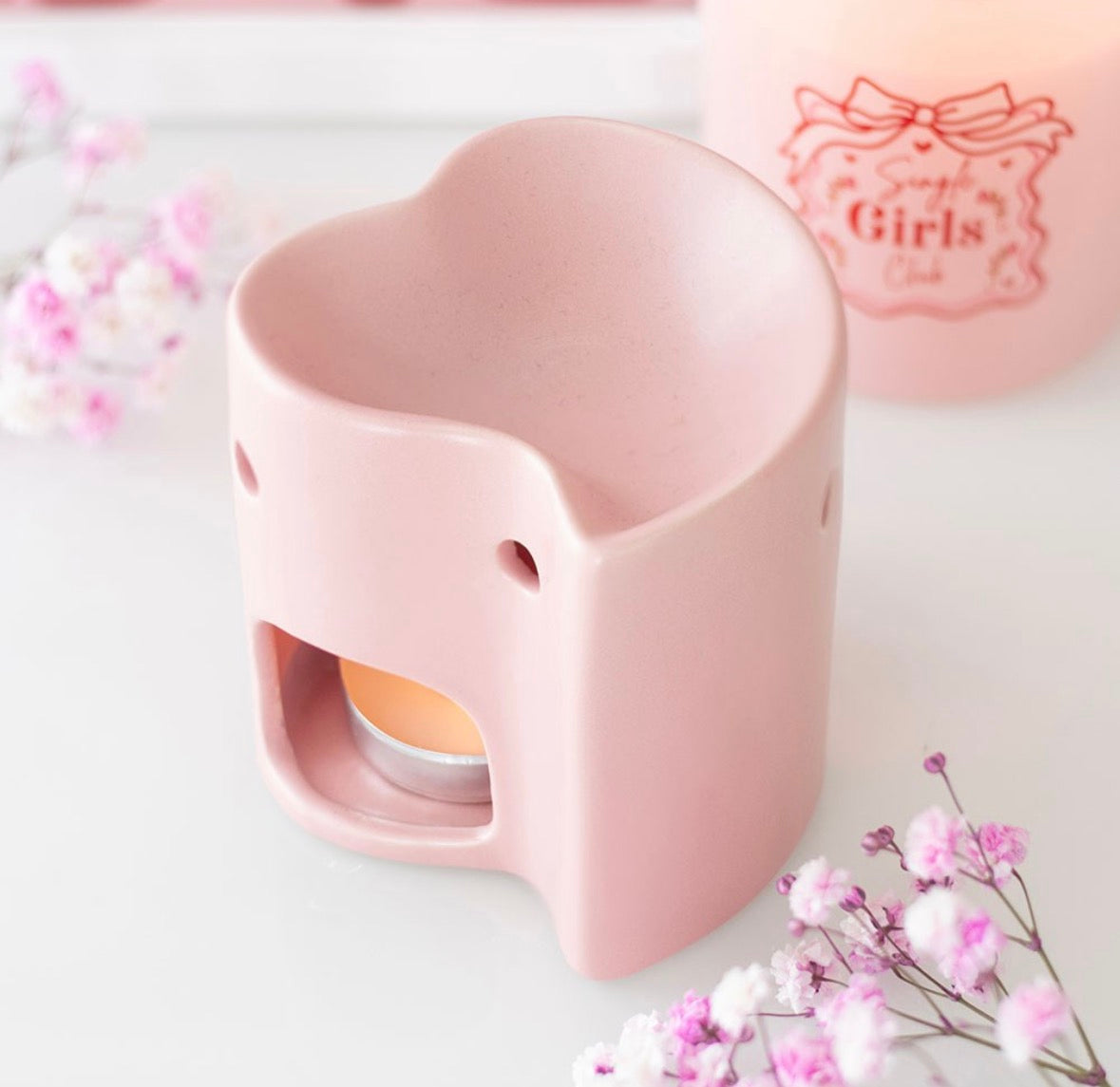 Little Pink Heart Burner