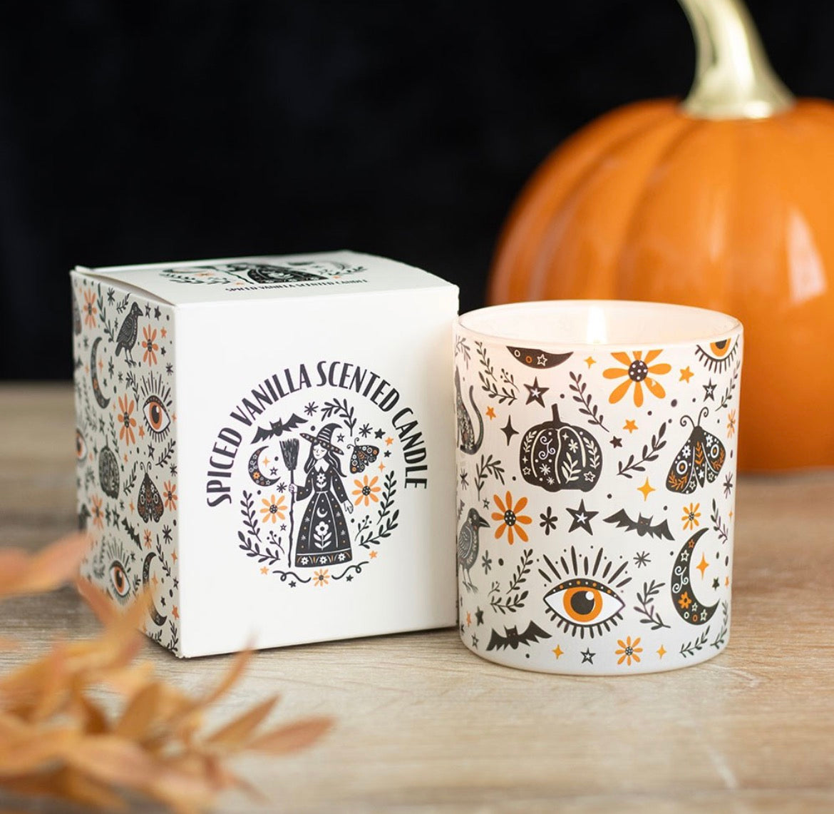 Frightful Folk - Spiced Vanilla Print Design Candle