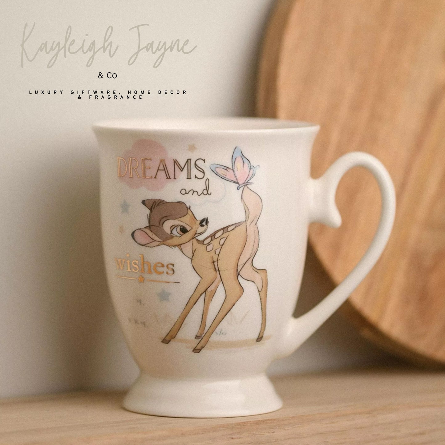 Disney magical beginnings Bambi dreams & wishes mug