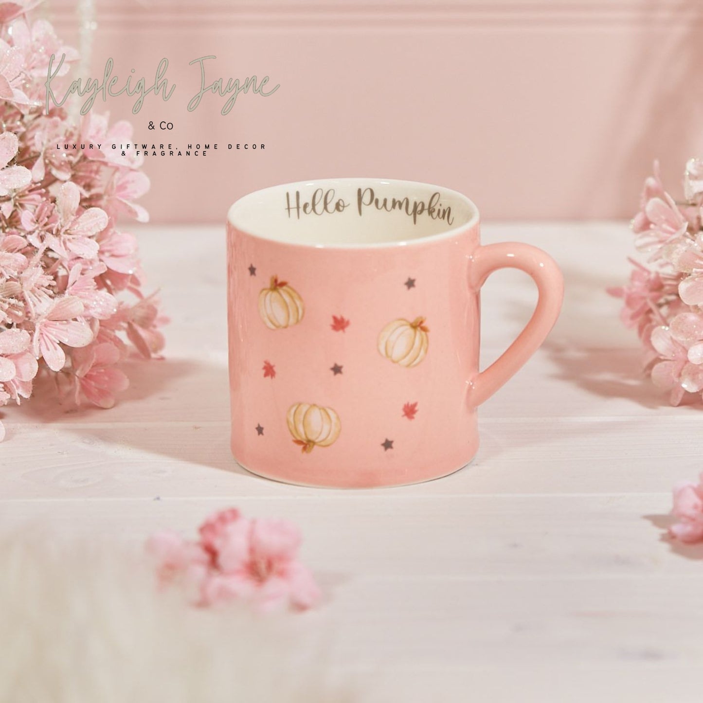 Hello Pumpkin Pink Mug