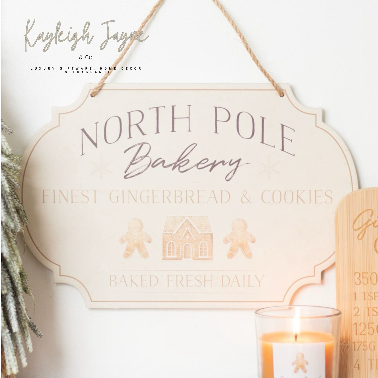 Gingerbread Bakery Sign