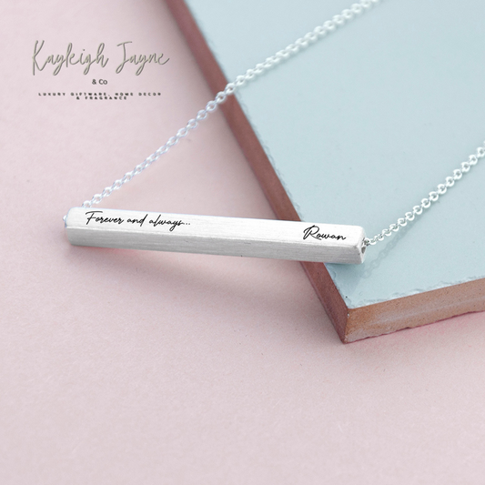 Forever And Always Personalised Necklace