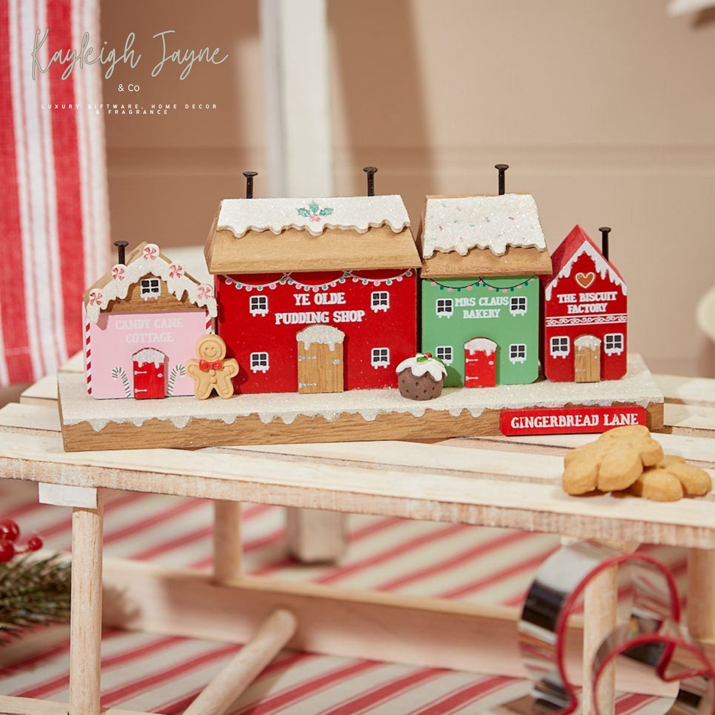 GINGERBREAD LANE 3D mini Houses
