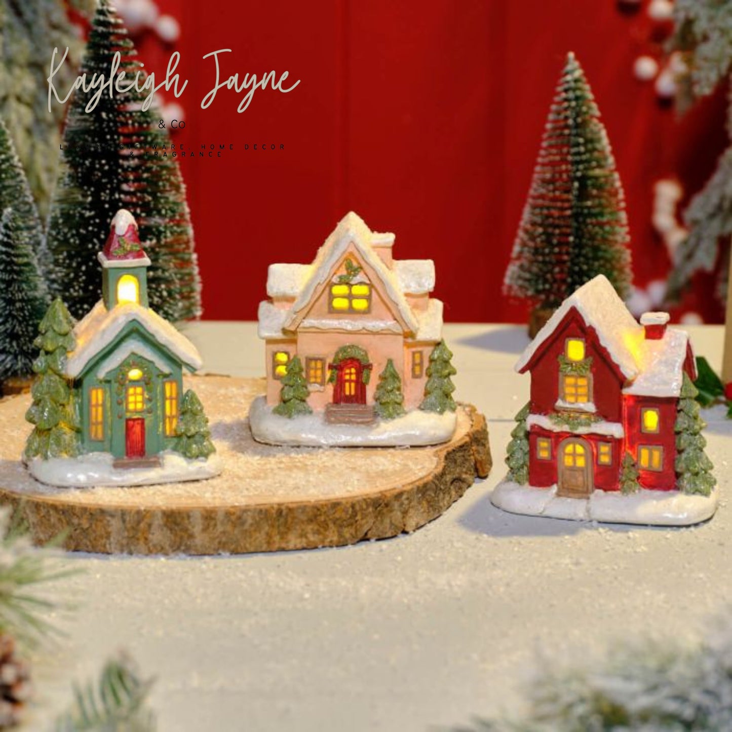 Mini LED Christmas House