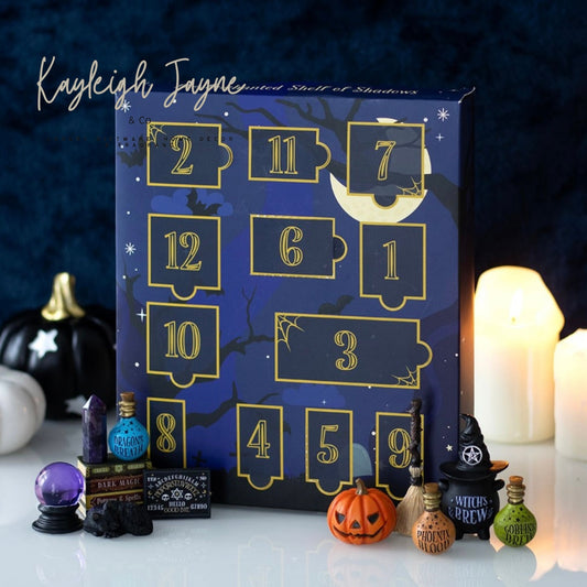 Shelf Of Shadows Mini Decor - 12 days to Halloween