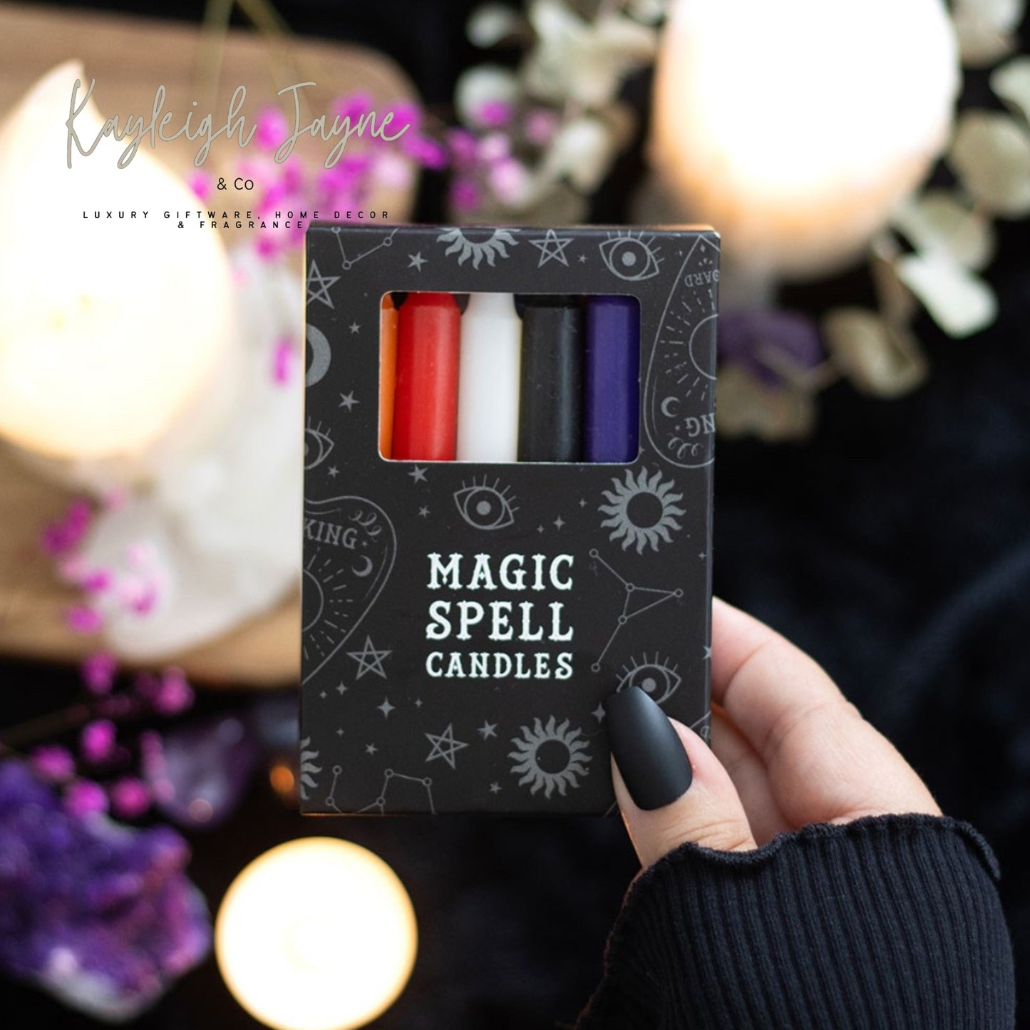 12 Mixed Spell Candle Set