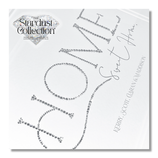 Custom Stardust Crystallised print® Embellished with Swarovski® Crystals