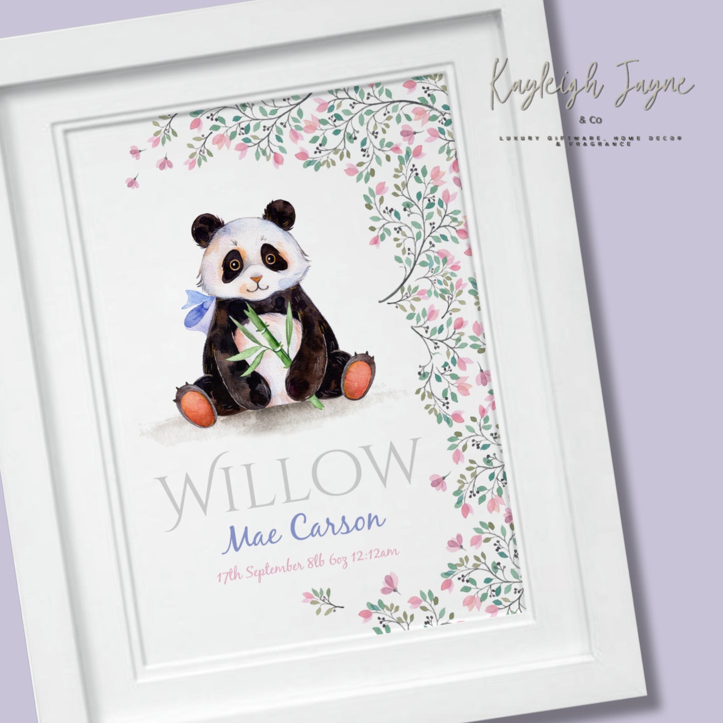 Bespoke Panda Print - Nursery Decor