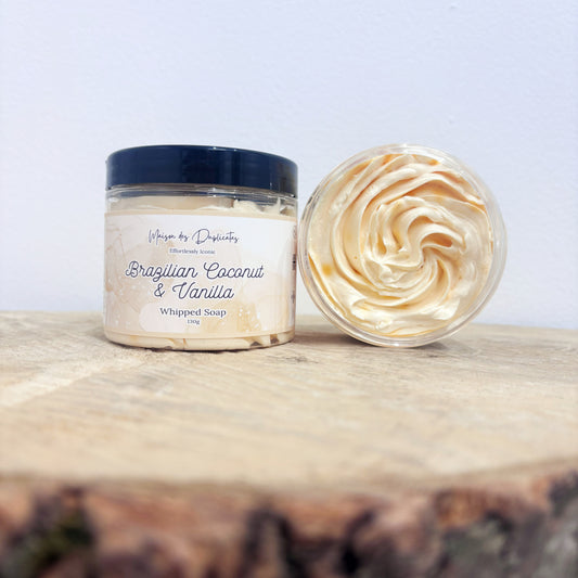 Brazilian Caramel & Vanilla Whipped Soap