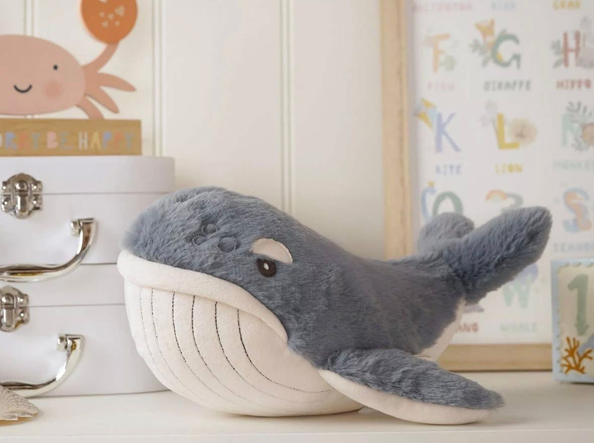 Softies - Wilfred The Plush Dark Blue Whale