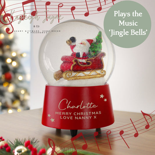 Personalised Christmas Snow Globe