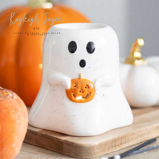 Ghost With Pumpkin Wax Melt/Oil Burner