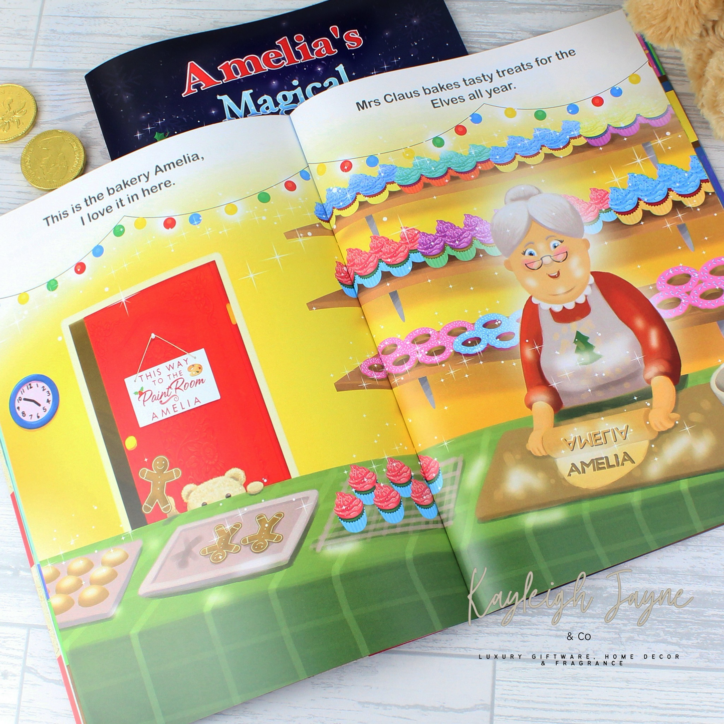 Children’s Personalised Christmas Book & Teddy