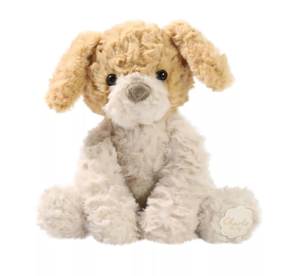 Softies - Charlie  The  Plush Sitting Dog 22cm