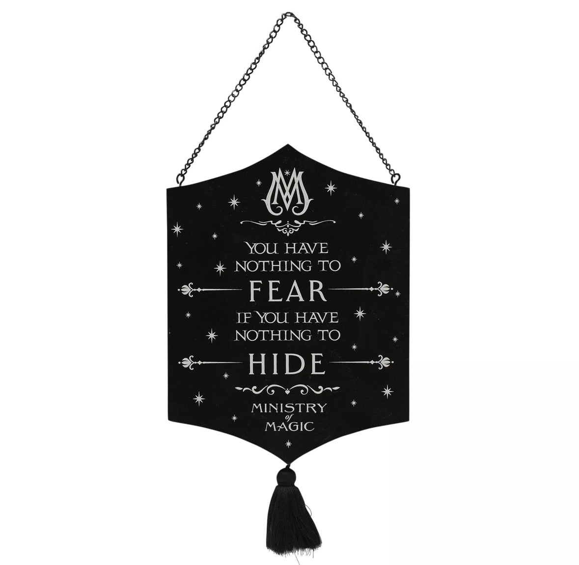 Harry Potter Dark Arts - Glow In The Dark Plaque