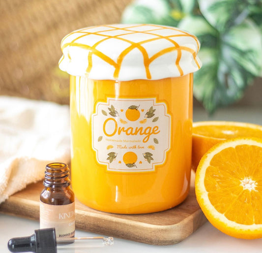 Orange marmalade Jar - Oil/Wax Burner