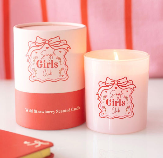 Single Girls Club - Strawberry Candle
