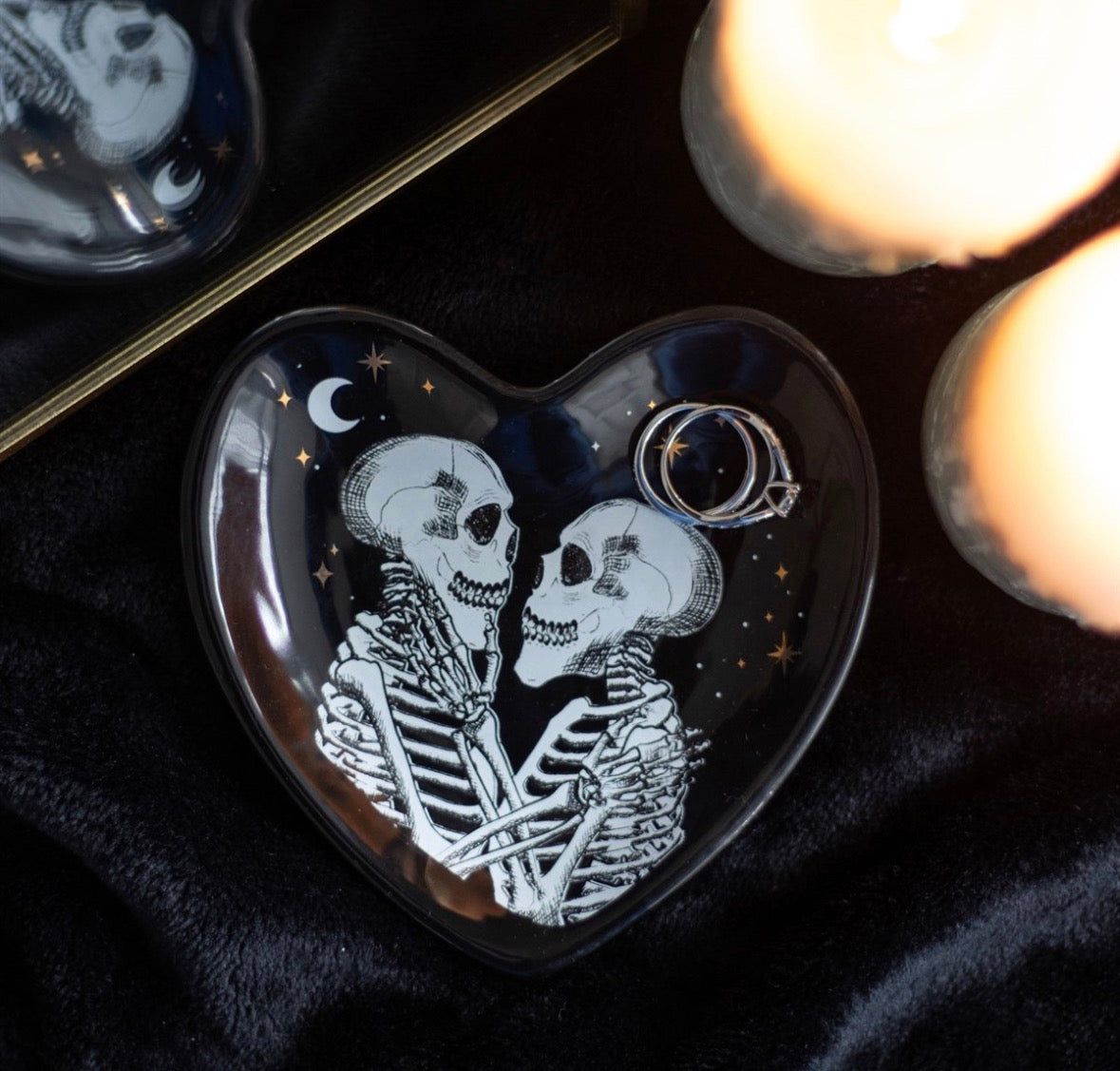 Skeleton Couple Trinket Dish