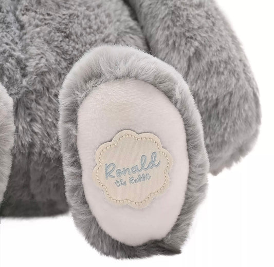 Softies - Ronald The Classical Plush Grey Bunny 30cm