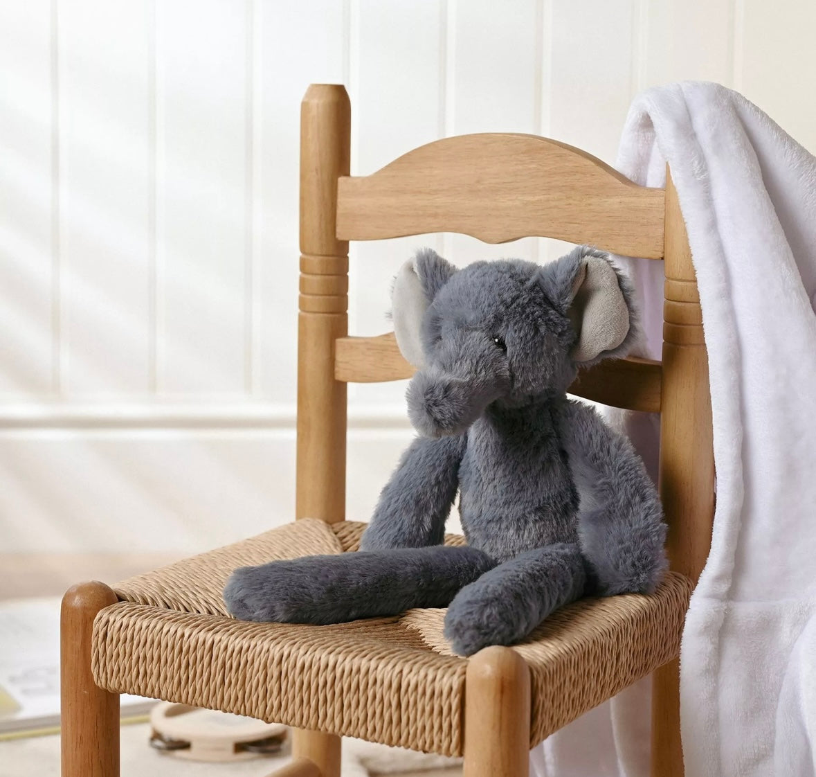 Softies - Long Legs George Dark Grey Elephant