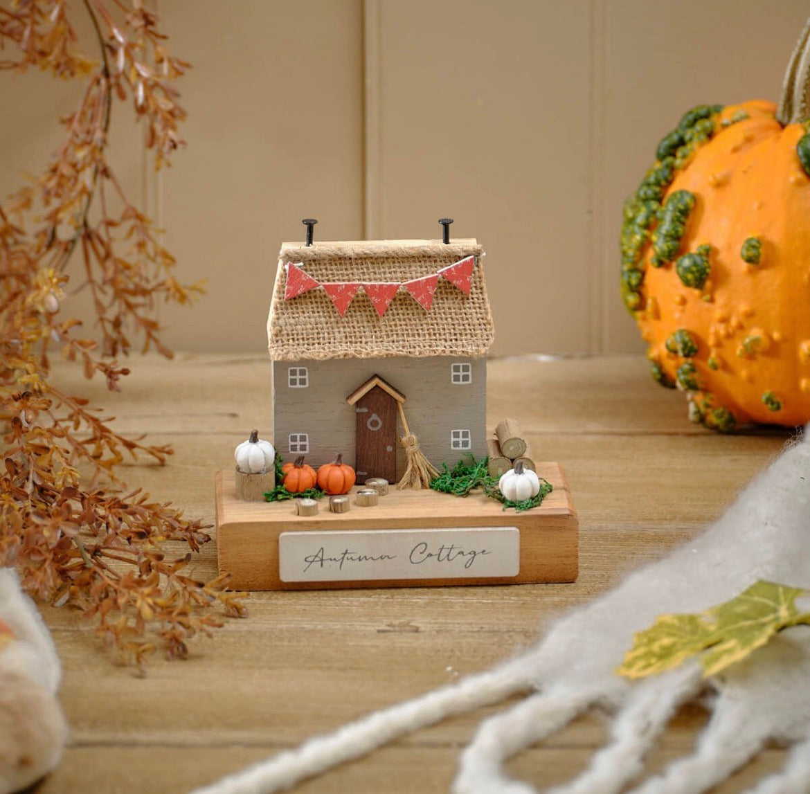 Autumn Cottage Miniature Wooden House