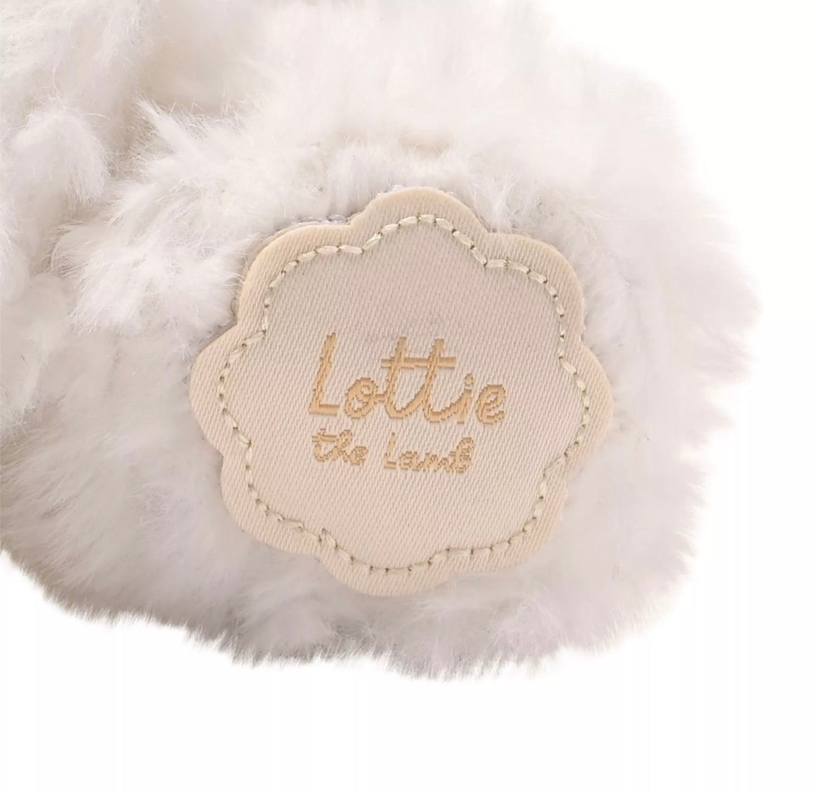 Softies - Lottie The Plush Sitting White Lamb 22cm