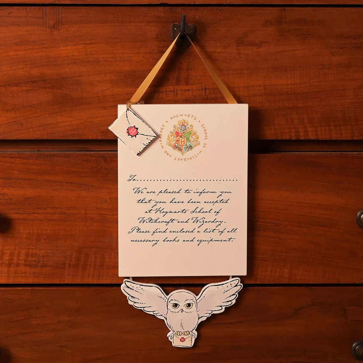 Harry Potter - Hogwarts Letter Sign