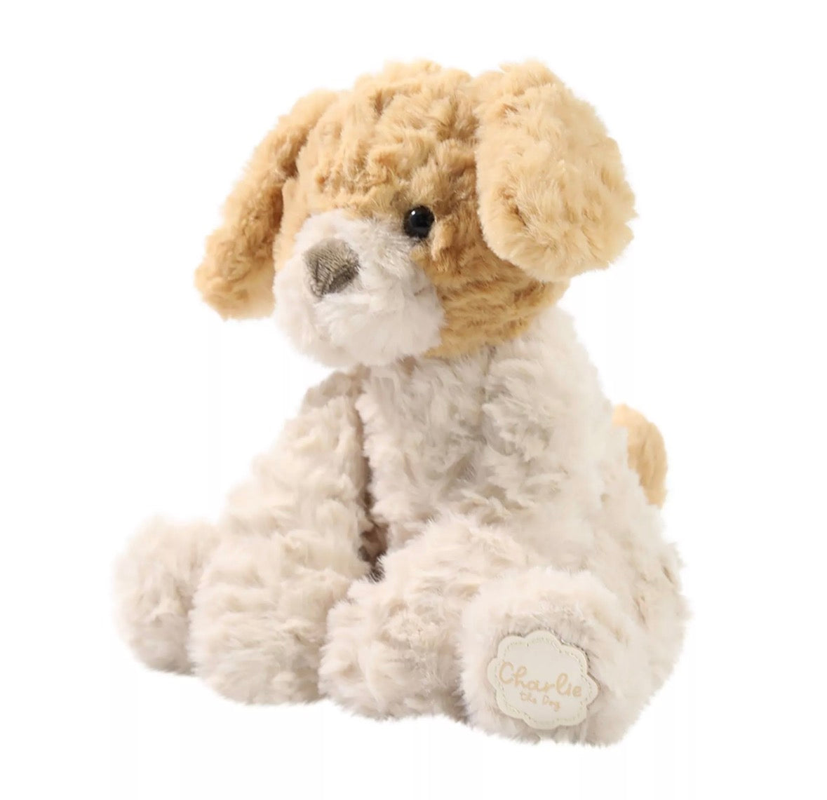 Softies - Charlie  The  Plush Sitting Dog 22cm