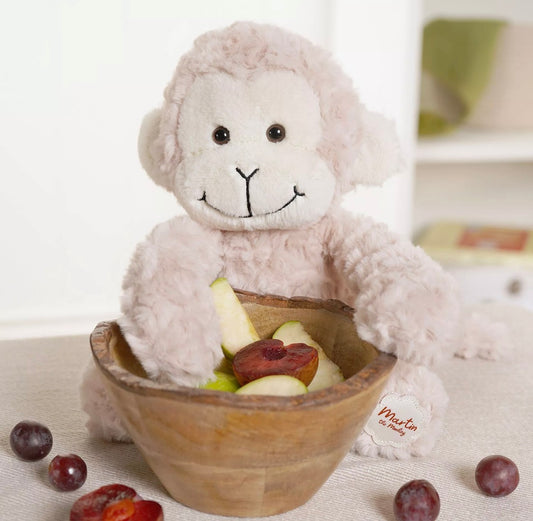 Softies - Martin The  Plush Sitting Cream Monkey 22cm