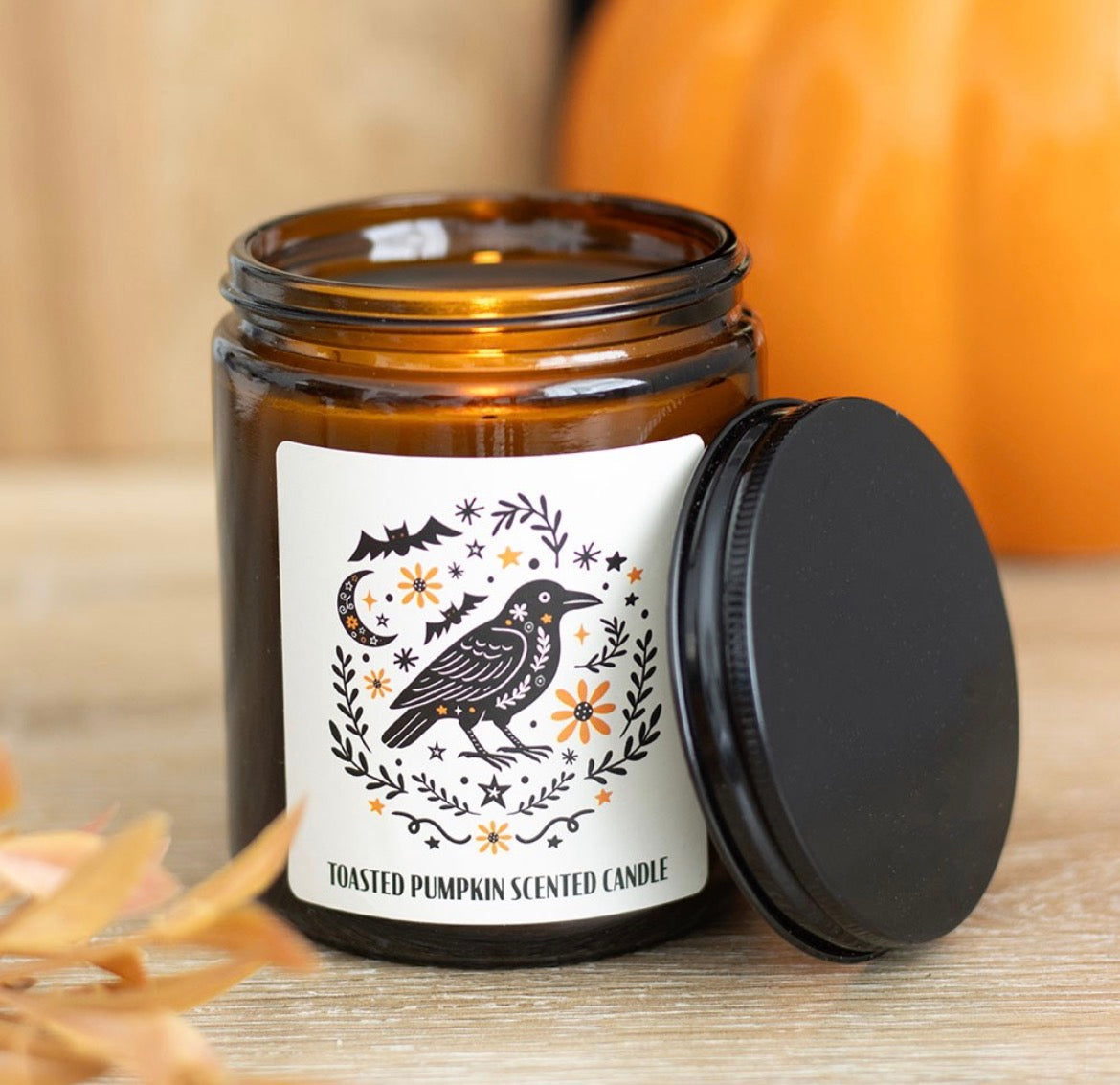 Frightful Folk - Toasted Pumpkin Raven Design Candle