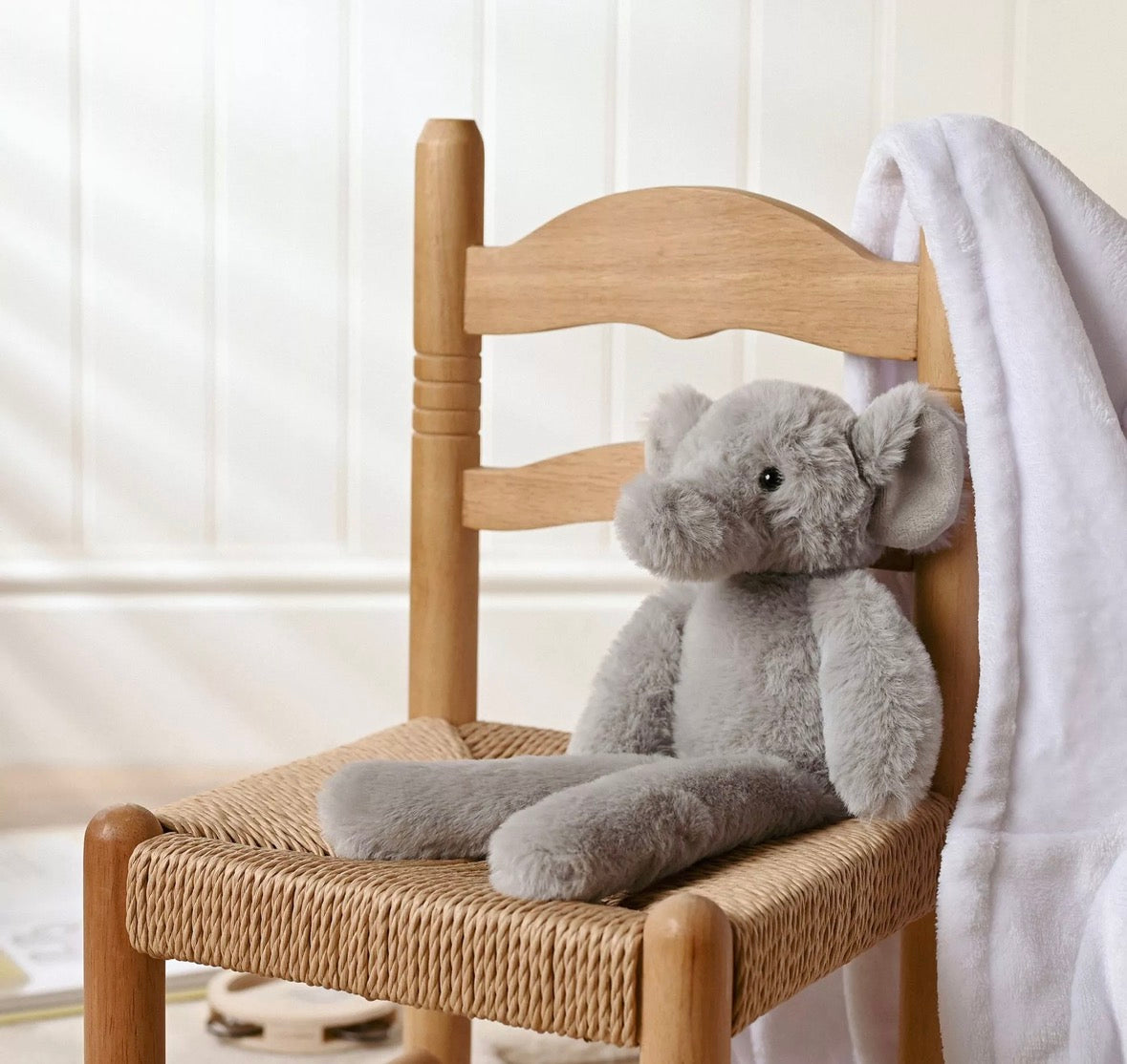 Softies - Long Legs Nelly Light Grey Elephant