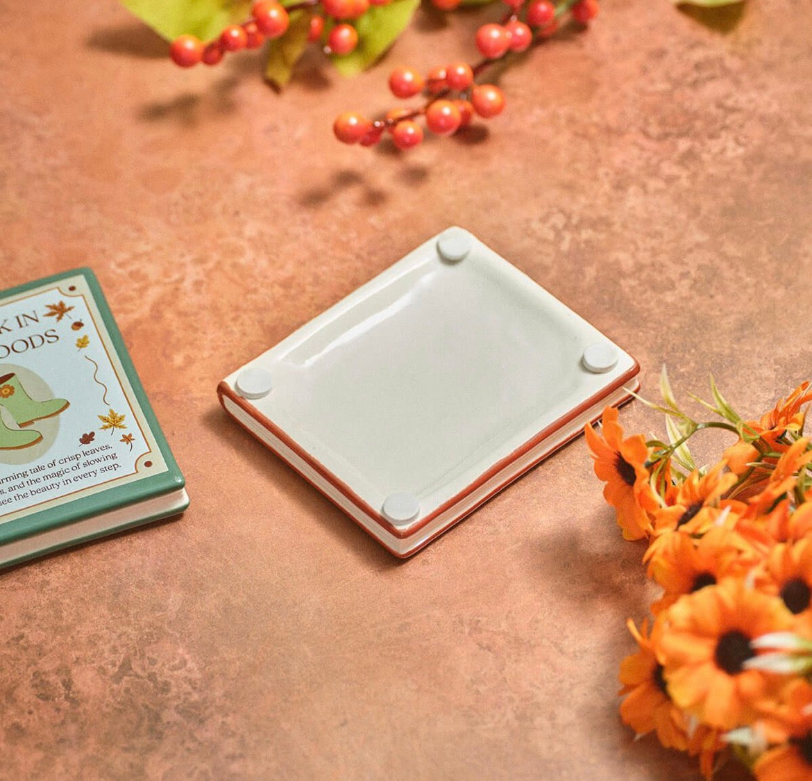 Cosy Chapter - Stoneware Decorative Coasters