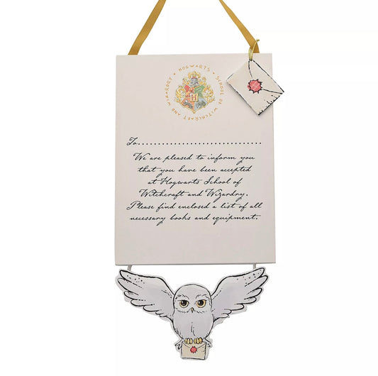 Harry Potter - Hogwarts Letter Sign