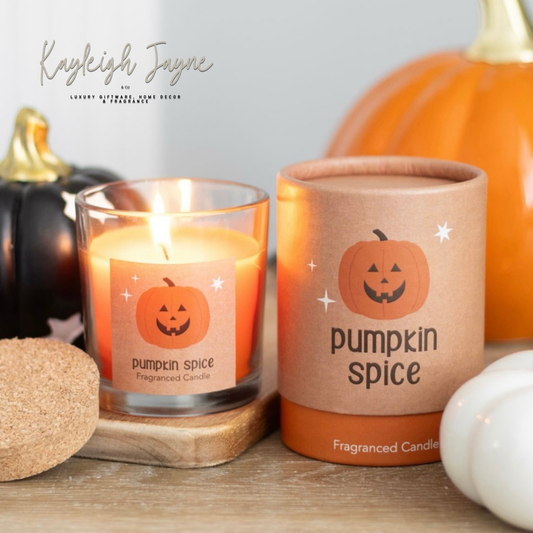 Spooky cute - Pumpkin Spice Scented Candle