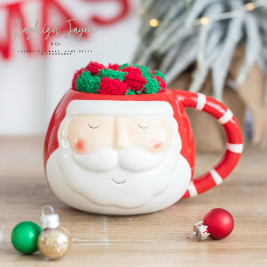 Santa Mug & Fluffy Socks Set
