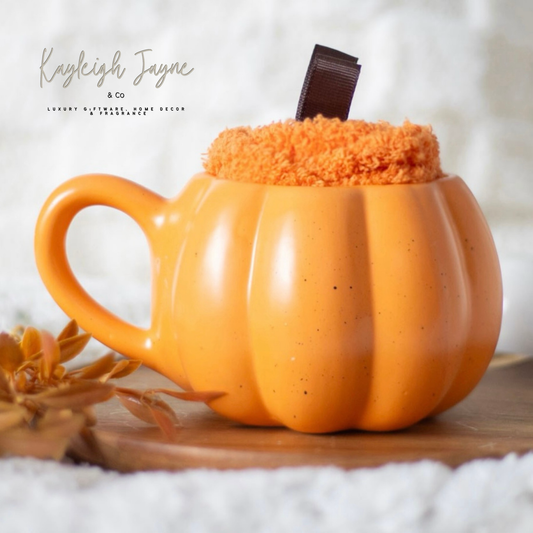 Pumpkin Mug And Socks Set