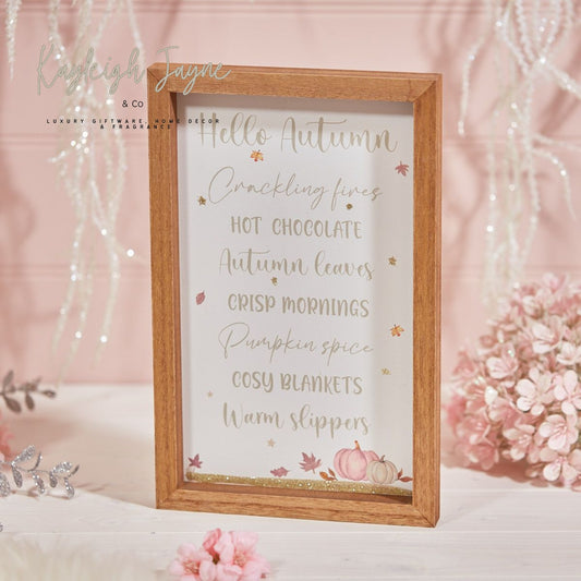 Pink Pumpkin Wooden Halloween Sign