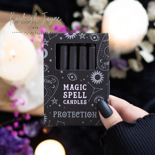 12 X Spell Candles - Protection