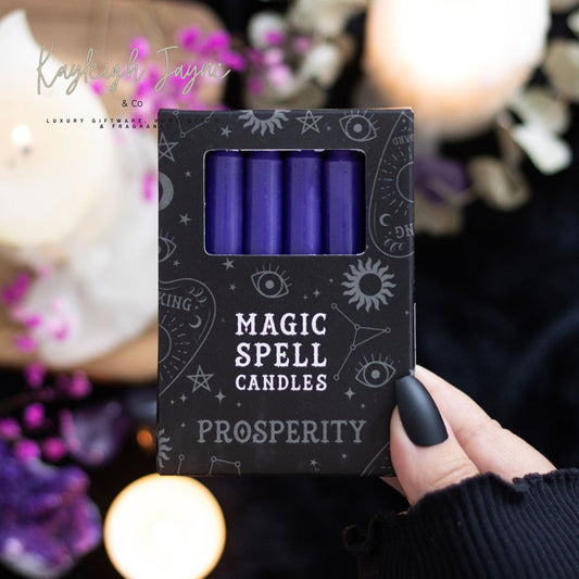 12 X Spell Candles - Prosperity