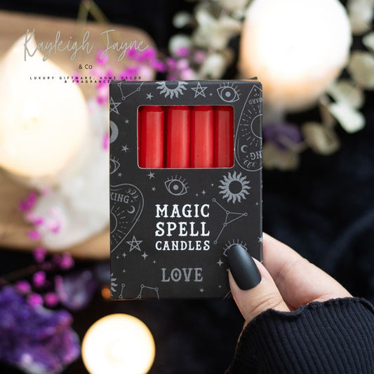 12 X Spell Candles - Love
